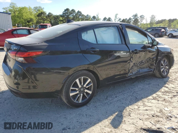 2021 Nissan Versa SV with VIN 3N1CN8EV9ML873386, listed as a Copart auction lot 53281305 with 61,140 mi miles and Salvage Title. Bid and sale history available at DreamBid. Image 3.