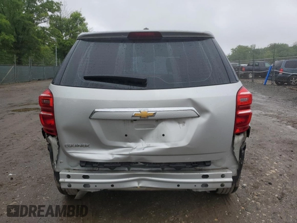 2017 Chevrolet Equinox LS z VIN 2GNALBEK6H1529798, wystawiony jako Copart lot #57657665 z przebiegiem 122 221 mil mil oraz Szkoda całkowita • Salvage title. Historia ofert i sprzedaży dostępna na DreamBid. Obrazek 6.