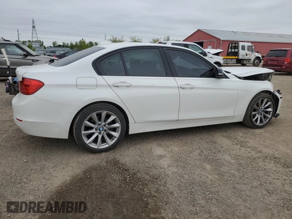 2013 BMW 3 Series 320i xDrive with VIN WBA3C3C51DF978651, listed as a Copart auction lot 58507915 with 117,025 mi miles and Salvage title. Bid and sale history available at DreamBid. Image 3.