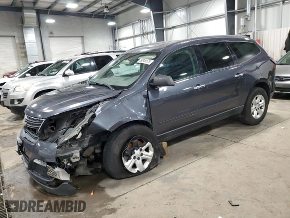 2013 Chevrolet Traverse LS with VIN 1GNKVFKD4DJ264455, listed as a Copart auction lot 89348575 with 178,947 mi miles and Salvage Title. Bid and sale history available at DreamBid. Image 1.