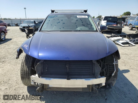 2020 Audi Q5 Premium Plus with VIN WA1BNAFY7L2034646, listed as a Copart auction lot 62927135 with 81,521 mi miles and Salvage title. Bid and sale history available at DreamBid. Image 5.