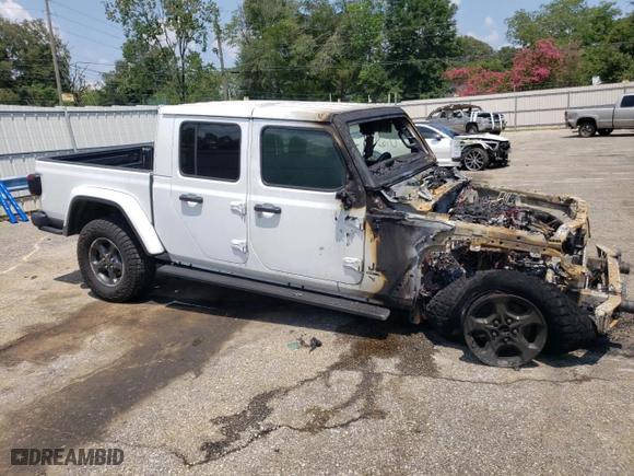 2022 Jeep Gladiator Rubicon with VIN 1C6JJTBG8NL172173, listed as a Copart auction lot 61573903 with 0 mi miles and Non Repairable. Bid and sale history available at carsss.com. Image 4.