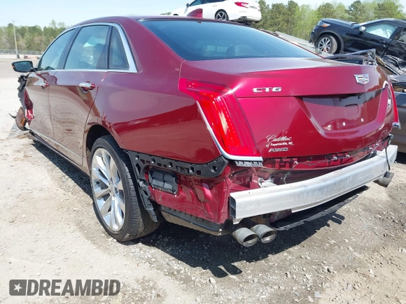 2016 Cadillac CT6 Luxury AWD with VIN 1G6KD5RSXGU165476, listed as a IAAI auction lot 41928403 with 106,224 mi miles and . Bid and sale history available at DreamBid. Image 3.