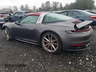 2023 Porsche 911 4S with VIN WP0BB2A98PS233618, listed as a Copart auction lot 71670534 with 2,715 mi miles and Salvage Title. Bid and sale history available at carsss.com. Image 2.