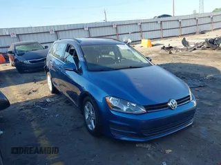 2015 Volkswagen Golf SportWagen TDI SE with VIN 3VWCA7AUXFM517359, listed as a IAAI auction lot 41987425 with 146,708 mi miles. Bid and sale history available at carsss.com. Image 1.