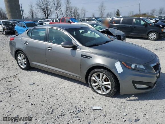 2013 Kia Optima LX with VIN 5XXGM4A70DG180798, listed as a Copart auction lot 53509185 with 175,268 mi miles and Clean Title. Bid and sale history available at carsss.com. Image 4.