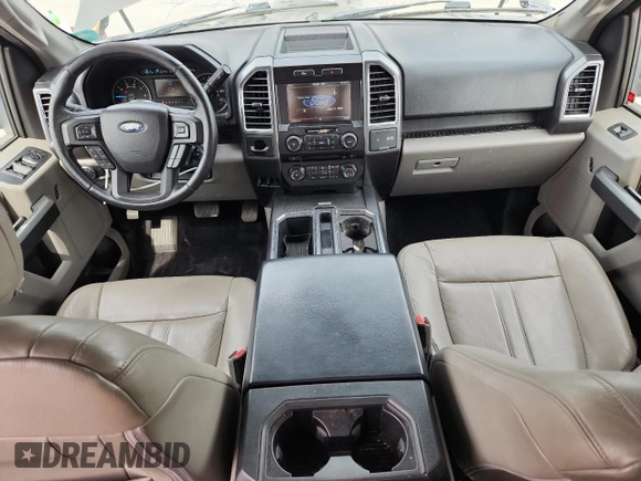 2015 Ford F-150 XL with VIN 1FTEW1CF7FKE55998, listed as a Copart auction lot 60543075 with 95,808 mi miles and Salvage title. Bid and sale history available at DreamBid. Image 8.