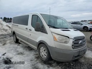 2015 Ford Transit XL with VIN 1FBZX2YM8FKA54542, listed as a Copart auction lot 46326545 with 98,306 mi miles and Salvage title. Bid and sale history available at DreamBid. Image 4.
