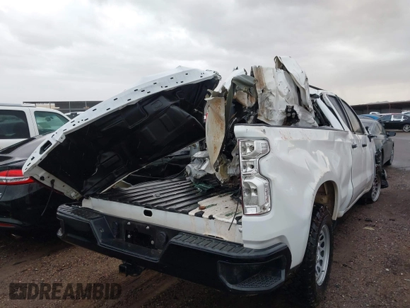 2020 Chevrolet Silverado 1500 Work Truck with VIN 1GCRWAEF9LZ290537, listed as a IAAI auction lot 41759270 with Not Provided miles and . Bid and sale history available at DreamBid. Image 4.