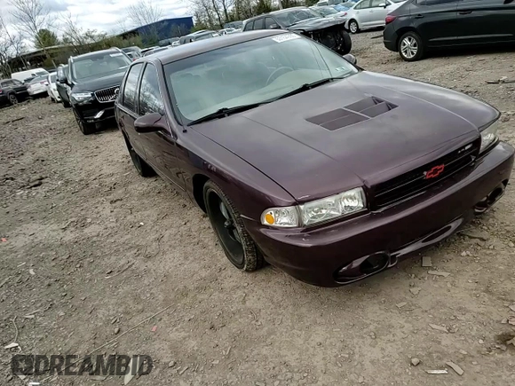 1995 Chevrolet Caprice with VIN 1G1BL52P0SR152620, listed as a Copart auction lot 53154365 with 223,365 mi miles and Salvage Title. Bid and sale history available at DreamBid. Image 11.