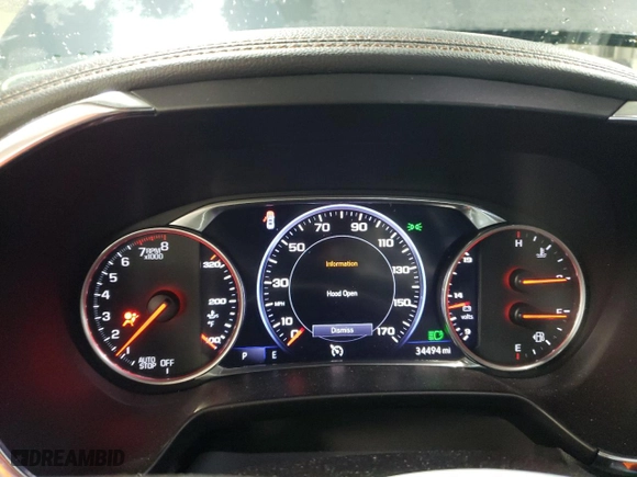 2019 Chevrolet Blazer Premier with VIN 3GNKBFRS7KS702927, listed as a Copart auction lot 45969075 with 34,494 mi miles and Salvage Title. Bid and sale history available at carsss.com. Image 9.