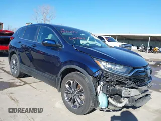 2020 Honda CR-V EX with VIN 2HKRW2H56LH647348, listed as a IAAI auction lot 41676165 with 34,212 mi miles. Bid and sale history available at carsss.com. Image 1.