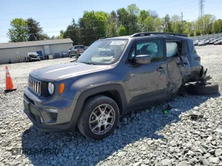 2019 Jeep Renegade Latitude z VIN ZACNJBBB3KPK72100, wystawiony jako Copart lot #53687245 z przebiegiem Nie podano mil oraz Szkody całkowita. Historia ofert i sprzedaży dostępna na DreamBid. Obrazek 1.