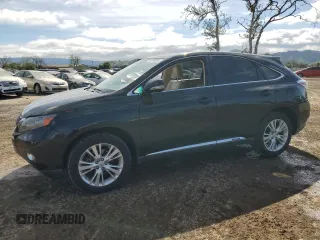 2010 Lexus RX 450h with VIN JTJZB1BA9A2002099, listed as a Copart auction lot 50786005 with 156,096 mi miles and Salvage Title. Bid and sale history available at DreamBid. Image 1.