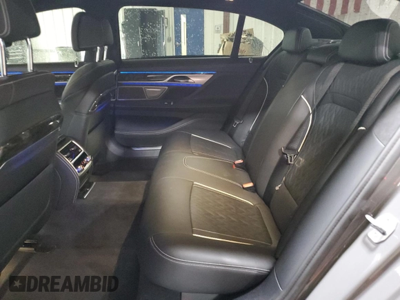 2021 BMW 7 Series 750i xDrive with VIN WBA7U2C0XMCF73616, listed as a Copart auction lot 62939935 with 57,052 mi miles and Salvage title. Bid and sale history available at DreamBid. Image 10.