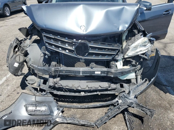 2012 Mercedes-Benz M 350 with VIN 4JGDA5HB3CA021162, listed as a Copart auction lot 63347105 with 151,616 mi miles and Salvage title. Bid and sale history available at DreamBid. Image 12.