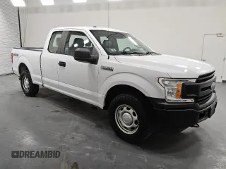 2018 Ford F-150 XL with VIN 1FTEX1EB2JFB18115, listed as a Copart auction lot 57903955 with 137,208 mi miles and Clean title. Bid and sale history available at DreamBid. Image 4.