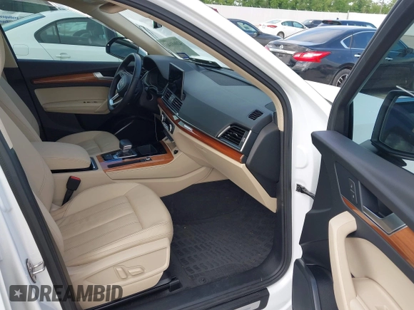 2022 Audi Q5 S line Premium Plus with VIN WA1EAAFY7N2088928, listed as a IAAI auction lot 42068146 with 42,956 mi miles and . Bid and sale history available at DreamBid. Image 5.