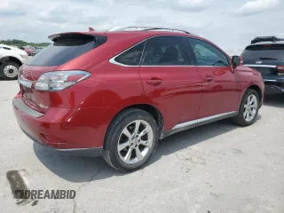2012 Lexus RX 350 with VIN 2T2ZK1BA0CC078698, listed as a Copart auction lot 55251605 with 140,088 mi miles and Clean Title. Bid and sale history available at DreamBid. Image 3.