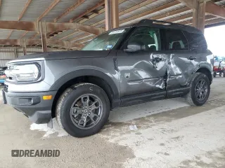 2024 Ford Bronco Sport Big Bend with VIN 3FMCR9B65RRE25005, listed as a Copart auction lot 54154925 with 25,109 mi miles and Salvage title. Bid and sale history available at DreamBid. Image 1.