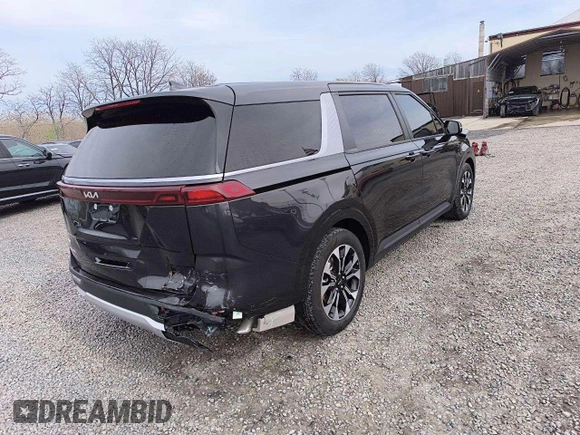 2024 Kia Carnival EX with VIN KNDNC5H31R6421390, listed as a Copart auction lot 55661565 with 18,515 mi miles and Salvage Title. Bid and sale history available at DreamBid. Image 4.
