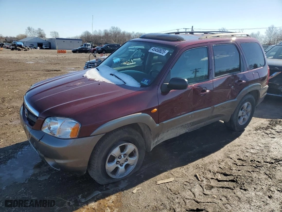 2004 Mazda Tribute ES with VIN 4F2CZ96164KM30780, listed as a Copart auction lot 45450825 with 183,638 mi miles and Salvage Title. Bid and sale history available at carsss.com. Image 1.