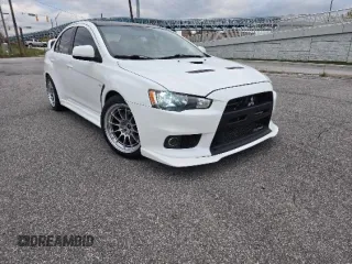 2010 Mitsubishi Lancer Evolution GSR with VIN JA32W8FV3AU021698, listed as a Copart auction lot 80026994 with 10,075 mi miles and Clean Title. Bid and sale history available at DreamBid. Image 1.