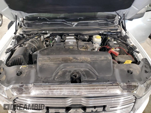 2023 Ram 2500 Laramie with VIN 3C6UR5FLXPG632054, listed as a Copart auction lot 51972575 with 79,647 mi miles and Salvage Title. Bid and sale history available at carsss.com. Image 11.