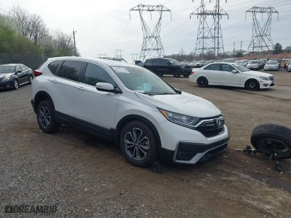 2020 Honda CR-V EX-L with VIN 5J6RW2H88LL026466, listed as a IAAI auction lot 41961182 with 35,505 mi miles. Bid and sale history available at carsss.com. Image 1.