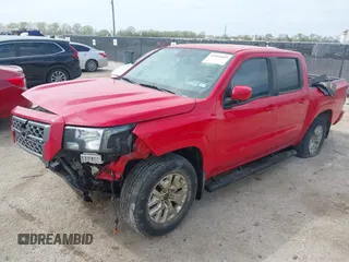 2022 Nissan Frontier SV with VIN 1N6ED1EJ0NN669524, listed as a IAAI auction lot 41889689 with 99,074 mi miles and . Bid and sale history available at DreamBid. Image 2.