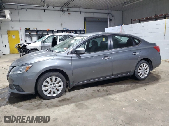2017 Nissan Sentra S with VIN 3N1AB7AP8HY335353, listed as a Copart auction lot 57016845 with 45,485 mi miles and Non repairable. Bid and sale history available at DreamBid. Image 1.