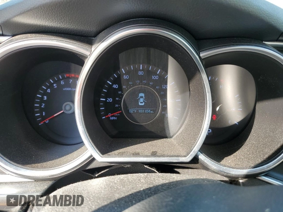 2015 Kia Optima LX with VIN 5XXGM4A77FG367300, listed as a Copart auction lot 49501755 with 101,104 mi miles and Salvage Title. Bid and sale history available at carsss.com. Image 9.