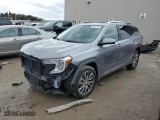 2024 GMC Terrain Denali with VIN 3GKALXEG1RL318837, listed as a Copart auction lot 46337105 with 23,236 mi miles and Salvage Title. Bid and sale history available at carsss.com. Image 1.