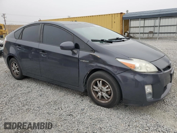 2010 Toyota Prius II with VIN JTDKN3DU3A5198733, listed as a Copart auction lot 53123765 with 256,351 mi miles and Salvage Title. Bid and sale history available at carsss.com. Image 4.