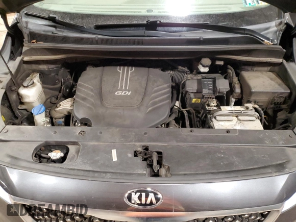 2016 Kia Sedona SX-L with VIN KNDME5C18G6142673, listed as a Copart auction lot 88815615 with 199,027 mi miles and Salvage Title. Bid and sale history available at carsss.com. Image 12.