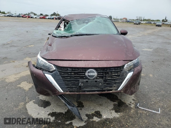 2024 Nissan Sentra SV with VIN 3N1AB8CV4RY241604, listed as a Copart auction lot 51223755 with 31,400 mi miles and Salvage Title. Bid and sale history available at DreamBid. Image 5.