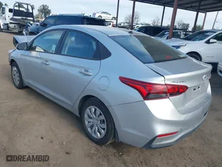 2019 Hyundai Accent SE with VIN 3KPC24A32KE053705, listed as a IAAI auction lot 41772975 with 90,854 mi miles. Bid and sale history available at carsss.com. Image 3.