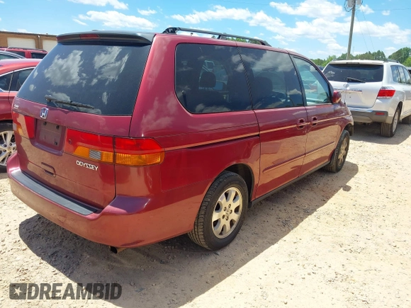 2003 Honda Odyssey EX with VIN 5FNRL18663B021888, listed as a IAAI auction lot 42343770 with 261,998 mi miles and . Bid and sale history available at DreamBid. Image 4.
