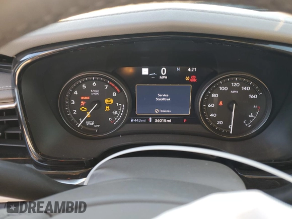 2022 Cadillac XT6 Premium Luxury with VIN 1GYKPCRS6NZ148919, listed as a Copart auction lot 81642934 with 36,015 mi miles and Salvage title. Bid and sale history available at DreamBid. Image 9.