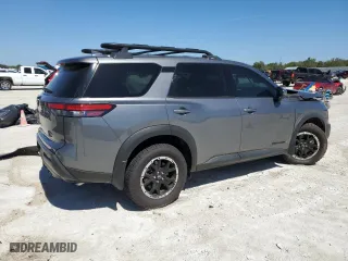 2024 Nissan Pathfinder Rock Creek with VIN 5N1DR3BD7RC270648, listed as a Copart auction lot 47968565 with 2,496 mi miles and Non Repairable. Bid and sale history available at carsss.com. Image 3.