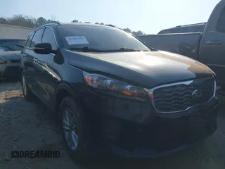 2020 Kia Sorento LX with VIN 5XYPG4A3XLG676836, listed as a IAAI auction lot 41684334 with 76,712 mi miles. Bid and sale history available at carsss.com. Image 1.