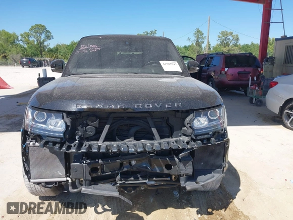 2016 Land Rover Range Rover with VIN SALGW3EF9GA277982, listed as a IAAI auction lot 41782847 with 81,277 mi miles and . Bid and sale history available at DreamBid. Image 12.