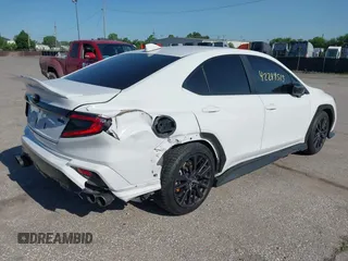 2022 Subaru WRX Premium with VIN JF1VBAF63N9003498, listed as a IAAI auction lot 42249515 with 33,796 mi miles and . Bid and sale history available at DreamBid. Image 4.