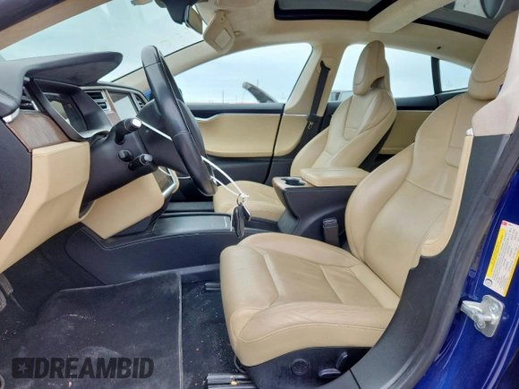 2017 Tesla Model S 60 с VIN 5YJSA1E14HF190251, выставлен на аукционе Copart как лот 63648045 с пробегом 79 379 миль миль и Списание • Salvage title. История ставок и продаж доступна на DreamBid. Изображение 7.