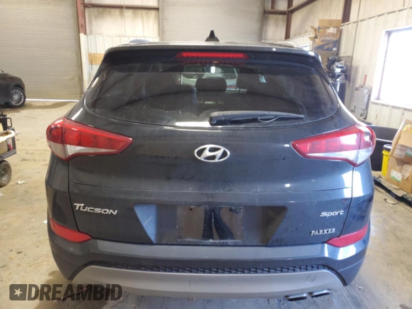 2018 Hyundai Tucson Sport with VIN KM8J33AL5JU800613, listed as a Copart auction lot 45582325 with 54,289 mi miles and Salvage Title. Bid and sale history available at carsss.com. Image 6.