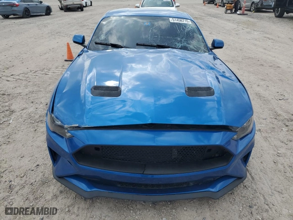 2019 Ford Mustang GT with VIN 1FA6P8CFXK5203221, listed as a Copart auction lot 51456715 with 32,444 mi miles and Salvage Title. Bid and sale history available at carsss.com. Image 5.