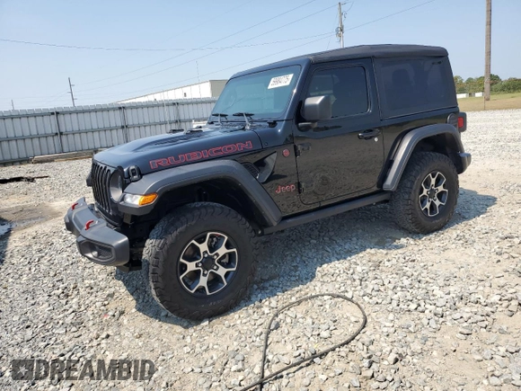 2022 Jeep Wrangler Rubicon with VIN 1C4HJXCG9NW197322, listed as a Copart auction lot 59984775 with 35,374 mi miles and Salvage title. Bid and sale history available at DreamBid. Image 1.
