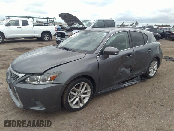 2016 Lexus CT 200h z VIN JTHKD5BHXG2264336, wystawiony jako IAAI lot #36105496 z przebiegiem 61 270 mil mil oraz . Historia ofert i sprzedaży dostępna na DreamBid. Obrazek 2.