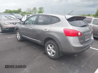 2013 Nissan Rogue S with VIN JN8AS5MT0DW040764, listed as a IAAI auction lot 42113146 with 159,987 mi miles. Bid and sale history available at carsss.com. Image 3.