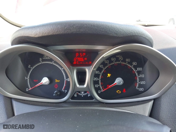 2013 Ford Fiesta SE with VIN 3FADP4BJ2DM214653, listed as a IAAI auction lot 41714486 with 127,906 mi miles. Bid and sale history available at carsss.com. Image 7.